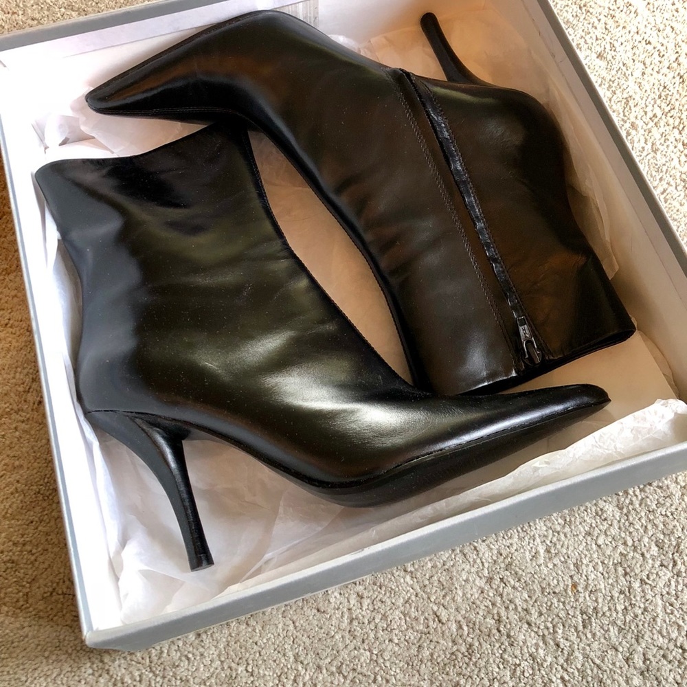 Black Nine West Booties